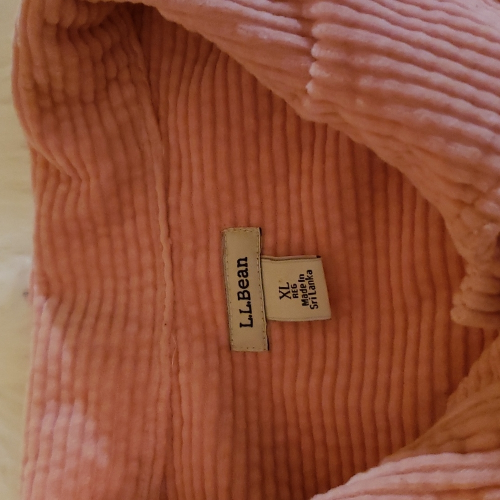 L.L. Bean Pink Button Down Shirt - Picture 3 of 8
